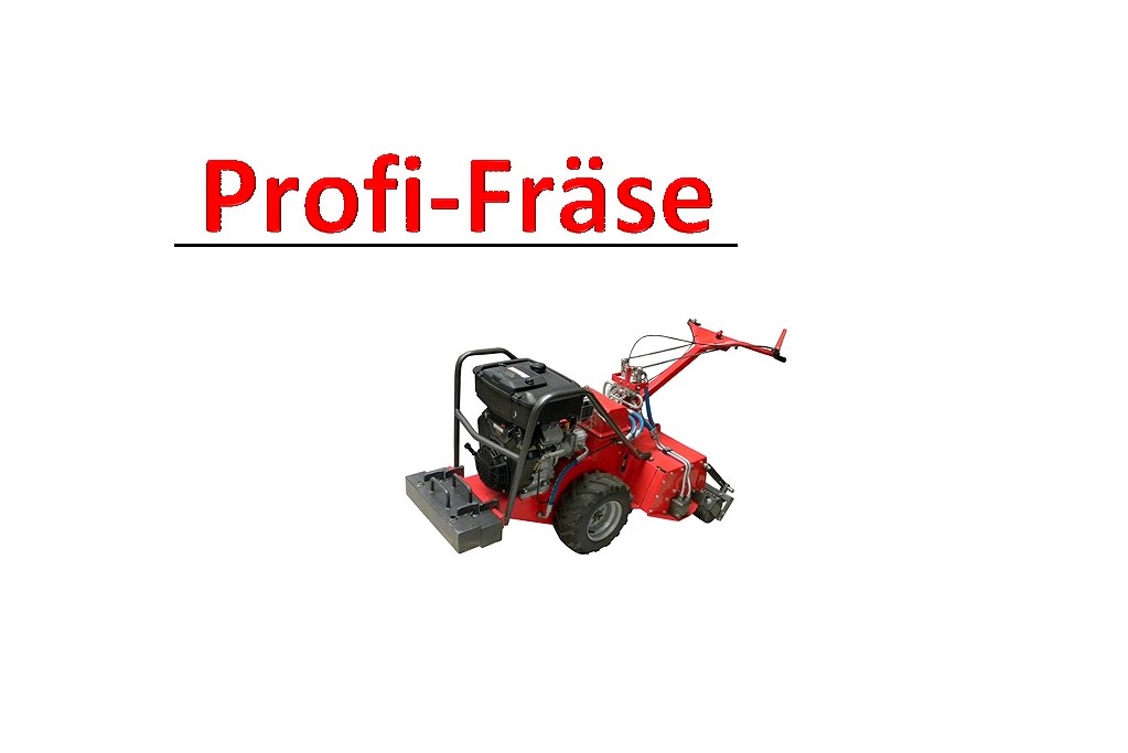 Vermietung - Profi-Fräse